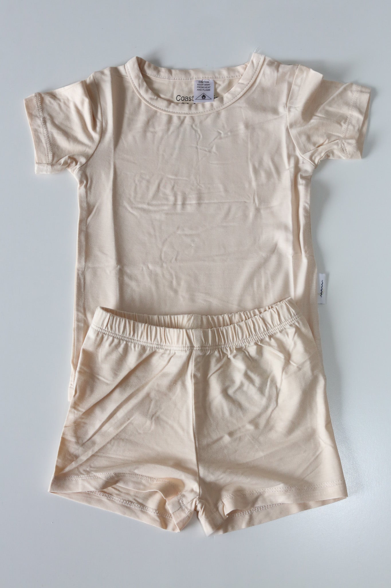 Short Sleeve Pyjama Set | Sand